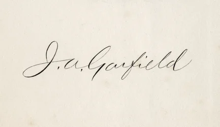 Signature of James Abram Garfield